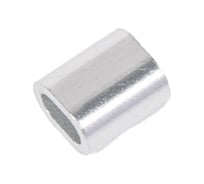 Зажим для стальных канатов STEELREX алюминиевый, 2 мм, упаковка 4 шт. 0523002000W100000410