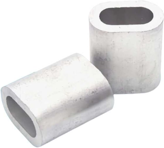 Зажим для стальных канатов STEELREX алюминиевый, 3 мм, упаковка 4 шт. 0523003000W100000410 1