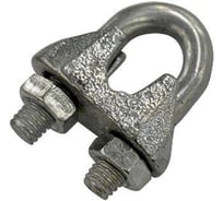 Зажим для стальных канатов STEELREX DIN 741, цинк, 5 мм, упаковка 2 шт. 0519005000W100000210