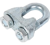 Зажим для стальных канатов STEELREX DIN 741, цинк, 6 мм, упаковка 2 шт. 0519006000W100000210