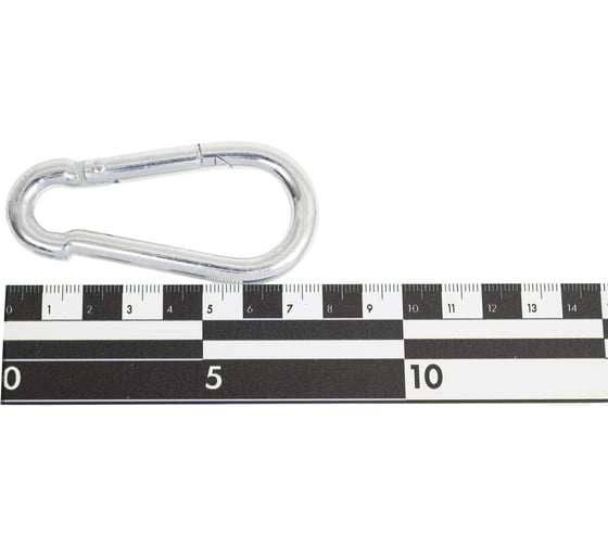 Карабин пожарный STEELREX DIN 5299C, цинк, 8 мм, упаковка 1 шт. 0525008000W100000110