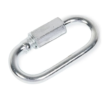 Карабин винтовой/соединитель цепи STEELREX цинк, 4 мм, упаковка 1 шт. 0527004000W100000110