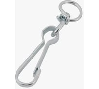 Карабин пружинный STEELREX тип 125 ТА, цинк, 60 мм, упаковка 1 шт. 0528060000W100000110