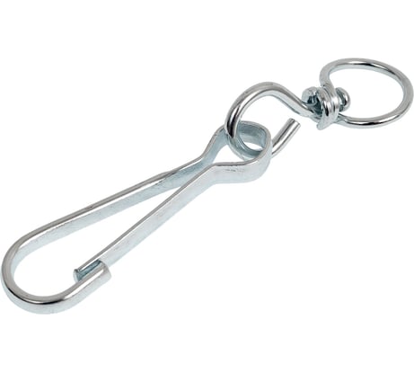 Карабин пружинный STEELREX тип 125 ТА, цинк, 60 мм, упаковка 1 шт. 0528060000W100000110