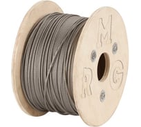 Трос стальной RMG М6 DIN 3055, цинк, 100 м Т/С-3055-06-0100
