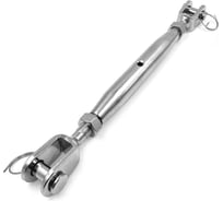 Талреп нержавеющий KREPFIELD М6 ART 8245, А4, вилка-вилка, закрытый, 1 шт. 8245А4ТАЛРЕП6ММ-1