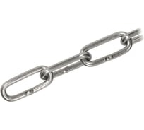 Цепь сварная длиннозвенная STARFIX цинк, М5, DIN 763 (бухта 50 м) SMP-42317-50