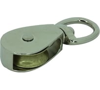 Блок одинарный с вертлюгом ЦКИ 6 мм, никелир., 2 шт 1956419