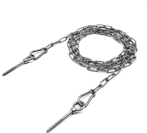 Цепь оградительная KREPFIELD с креплением в дерево, 10 метров KF555D-10 1