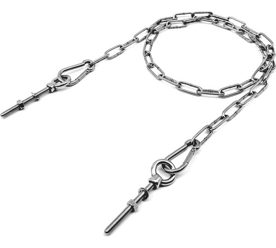 Цепь оградительная KREPFIELD со сквозным креплением, 3 метра KF555N-3 1