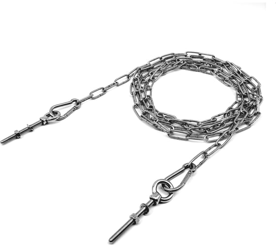 Цепь оградительная KREPFIELD со сквозным креплением, 5 метров KF555N-5 1