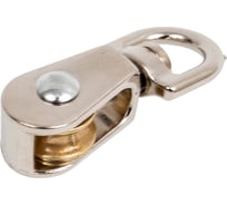 Блок одинарный с металлическим шкивом 23 Болта М15 ОЦ, 1 шт. бомш15оц