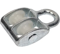 Двойной блок ролик 23 Болта 15 мм/5 с пластиковым шкивом, 1 шт. бд15мф