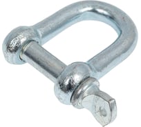 Такелажная скоба (шакл) прямая, для троса, 12 мм, оцинкованная, 2 шт. 23 БОЛТА B6B101200033007ф2