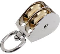 Двойной блок КРЕПСТАНДАРТ металл, 1/2" 15 мм, 2 шт европодвес 6875
