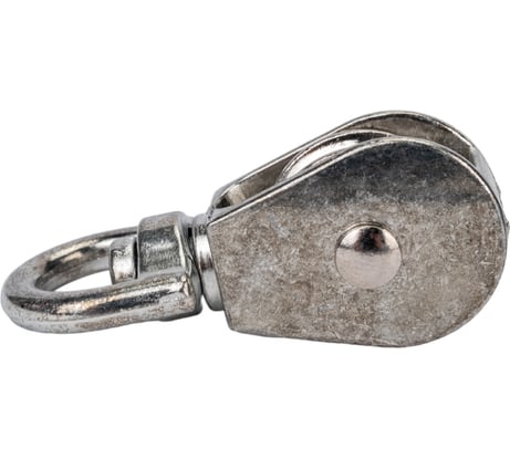 Одинарный блок для троса Невский Крепеж металлический шкив 20 мм 826793