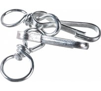 Карабин Невский Крепеж тип А с вертлюгом 30 мм ZN 2шт 827246