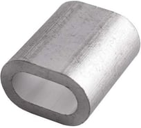 Зажим для троса Доброга алюминиевый М5 50 шт DIN 3093 ЦБ-0040642