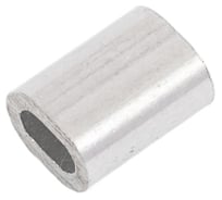 Зажим для троса Доброга алюминиевый М 1 100 шт DIN 3093 ЦБ-0040741