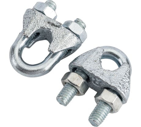 Зажим для каната Невский Крепеж DIN 741, 8 мм 2 шт 802860