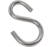 S-образный асимметричный крюк Госкреп 43х5х14х21 нержав. сталь, 2 шт. 10-0027000