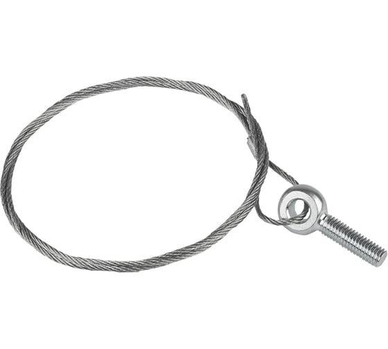 Стальной трос с рым-болтом EKF М6, L-3 м, 2 мм trrbm6-3 1