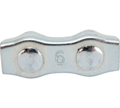 Зажим для троса Невский Крепеж Duplex, 6 мм 801041