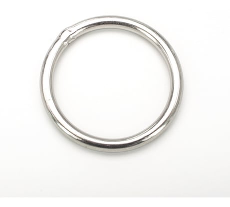 Кольцо Госкреп D40 мм, h-5 мм, полированное, нержав. сталь, 2 шт. 10-0026730