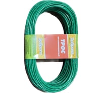 Трос в оплетке Доброга ПВХ 2/3 20м зеленый DIN 3055 ЦБ-00025329