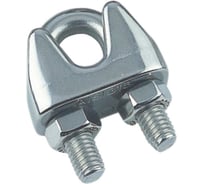 Зажим для троса с 2 гайками FIXATOP М10 нерж. сталь А4, ART 8248, блистер, 1 шт. 00000054202