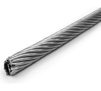 Трос нержавеющий KREPFIELD 2 мм ART 8378 А4, жесткий, 250 метров 8378А4ТРОС2ММ-250