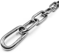 Цепь нержавеющая KREPFIELD 8х52 мм DIN 763 А2 сварная длиннозвенная 25 метров 763А2ЦЕПЬ8ММ-25