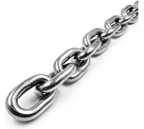 Цепь нержавеющая KREPFIELD 13х36 мм DIN 766 А2 сварная короткозвенная 10 метров 766А2ЦЕПЬ13ММ-10
