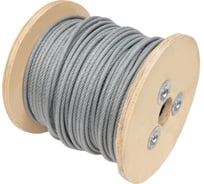 Стальной трос Gigant DIN 3055 5/6мм в ПВХ оплетке цинк 100м GSC-003