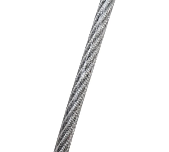 Стальной трос Gigant DIN 3055 5/6мм в ПВХ оплетке цинк 100м GSC-003