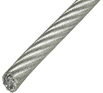 Стальной трос Gigant DIN 3055 6/8мм в ПВХ оплетке цинк 100м GSC-004