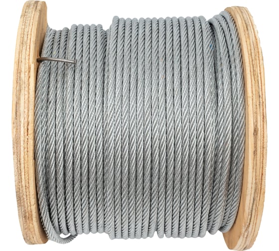 Стальной трос Gigant DIN 3055 5мм оцинкованный 100м GSC-006