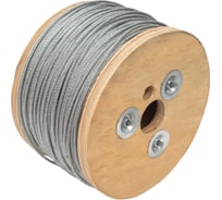 Стальной трос Gigant DIN 3055 3мм оцинкованный 200м GSC-007