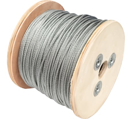 Стальной трос Gigant DIN 3055 4мм оцинкованный 200м GSC-012