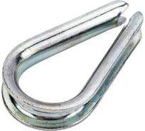Коуш ОПМ DIN 6899 (для тросов d 6 мм) 6 zn 100 шт П0000028487