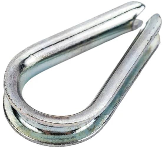 Коуш ОПМ DIN 6899 (для тросов d 6 мм) 6 zn 100 шт П0000028487