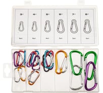 Набор карабинов 22 предмета, в кейсе Эврика ER-79022 670228