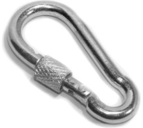 Карабин с фиксатором BlackWeld 5 ОЦ. DIN5299D 100 шт. 144939
