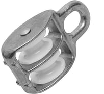 Двойной блок КРЕП-КОМП шкив пластиковый 30 мм, 8 мм, 1 шт. бд30мф