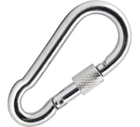 Карабин ООО ПКФ Сварком с фиксатором 6мм нерж. А упаковка 2шт. k00014112