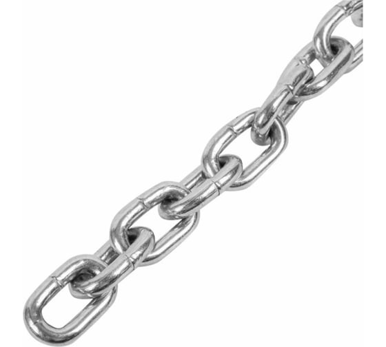Цепь короткозвенная BlackWeld d4, цинк, DIN 766 (40м) 144987 1