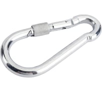 Карабин с фиксатором BlackWeld 9 мм, цинк, DIN 5299D 50 шт. 144943