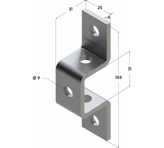 Соединительная скоба Termoclip TCC SC 28x30 4F5 9122001