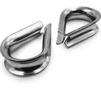 Коуш KREPFIELD нержавеющая сталь, 8 мм ART 9073 А4 1 шт. 9073А4КОУШ8ММ-1