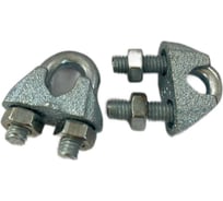 Зажим для стальных канатов двойной boltnn.ru м8, DIN 741, оцинкованный, 30шт 4687206931145